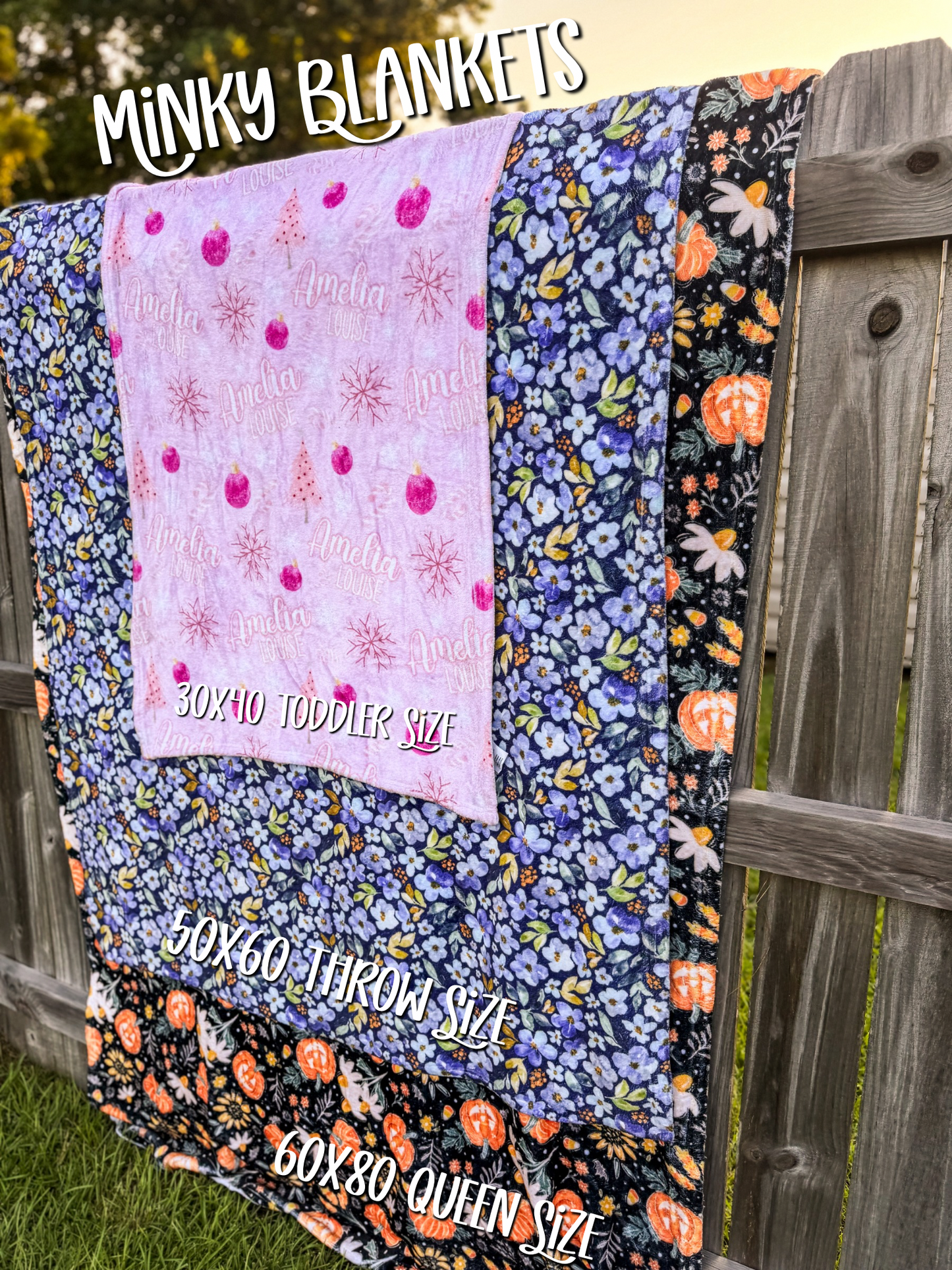 Custom Minky Blanket