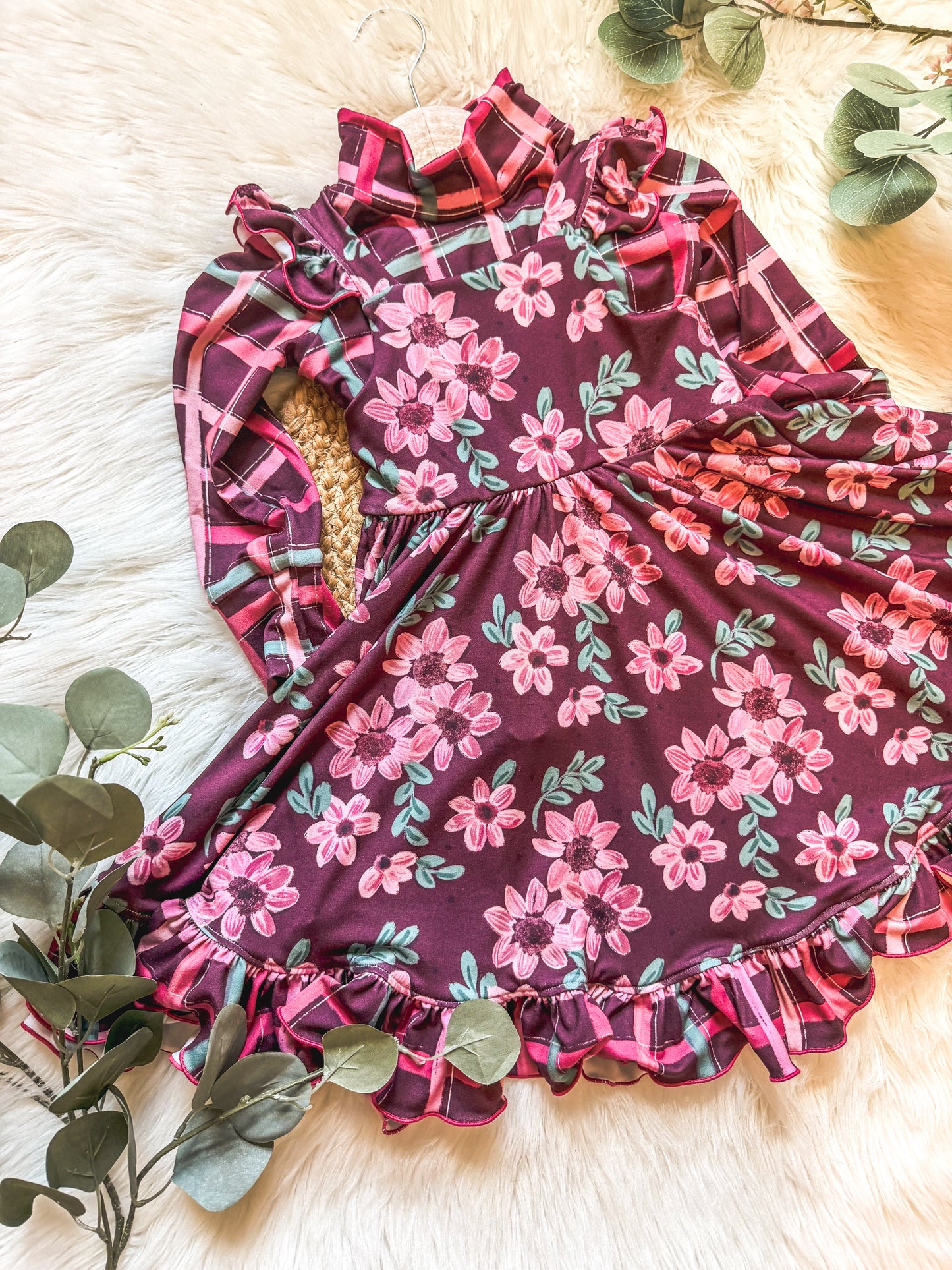 Ruffle Pinafore Set