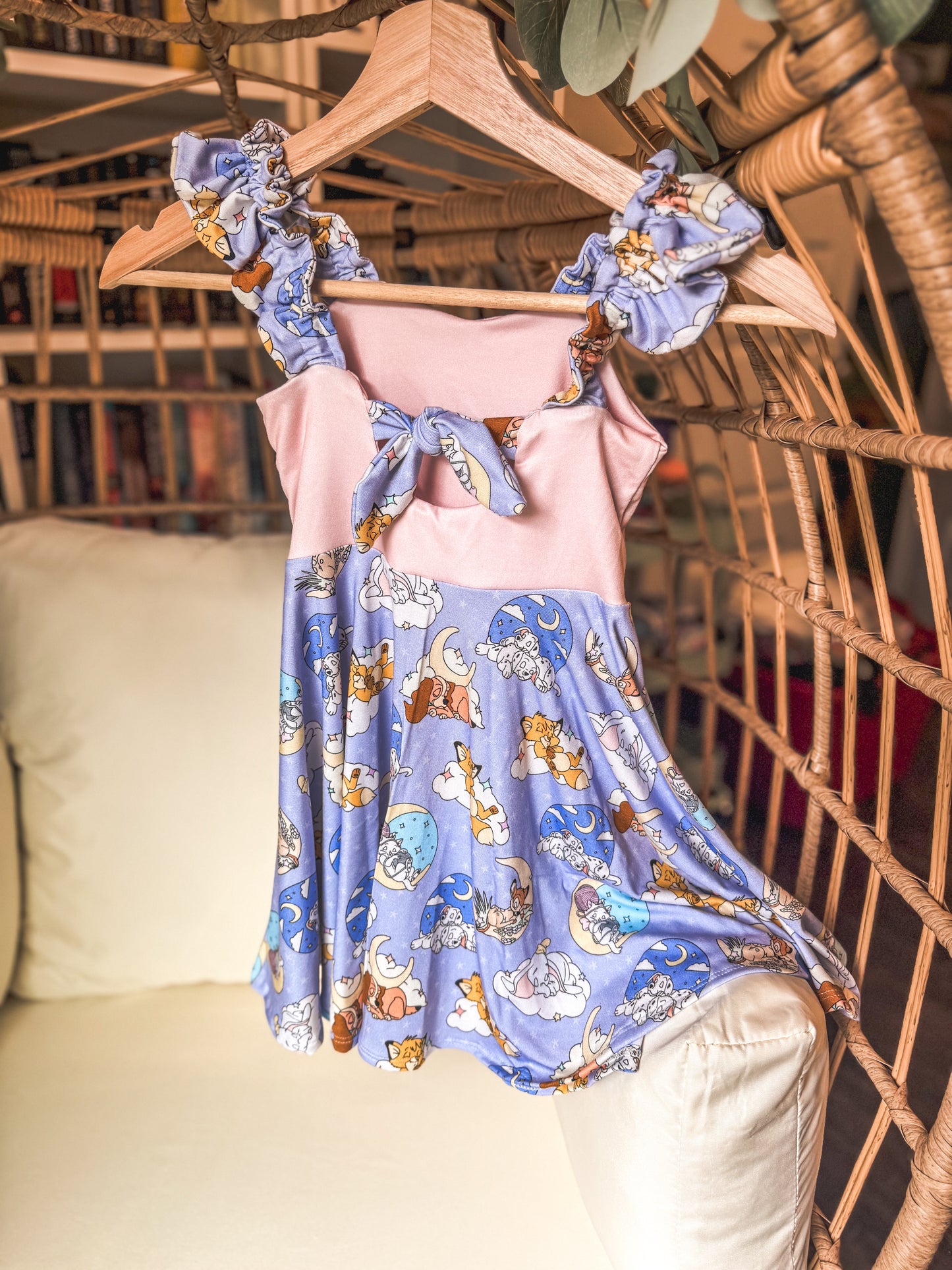 Hibiscus Flutter Dress