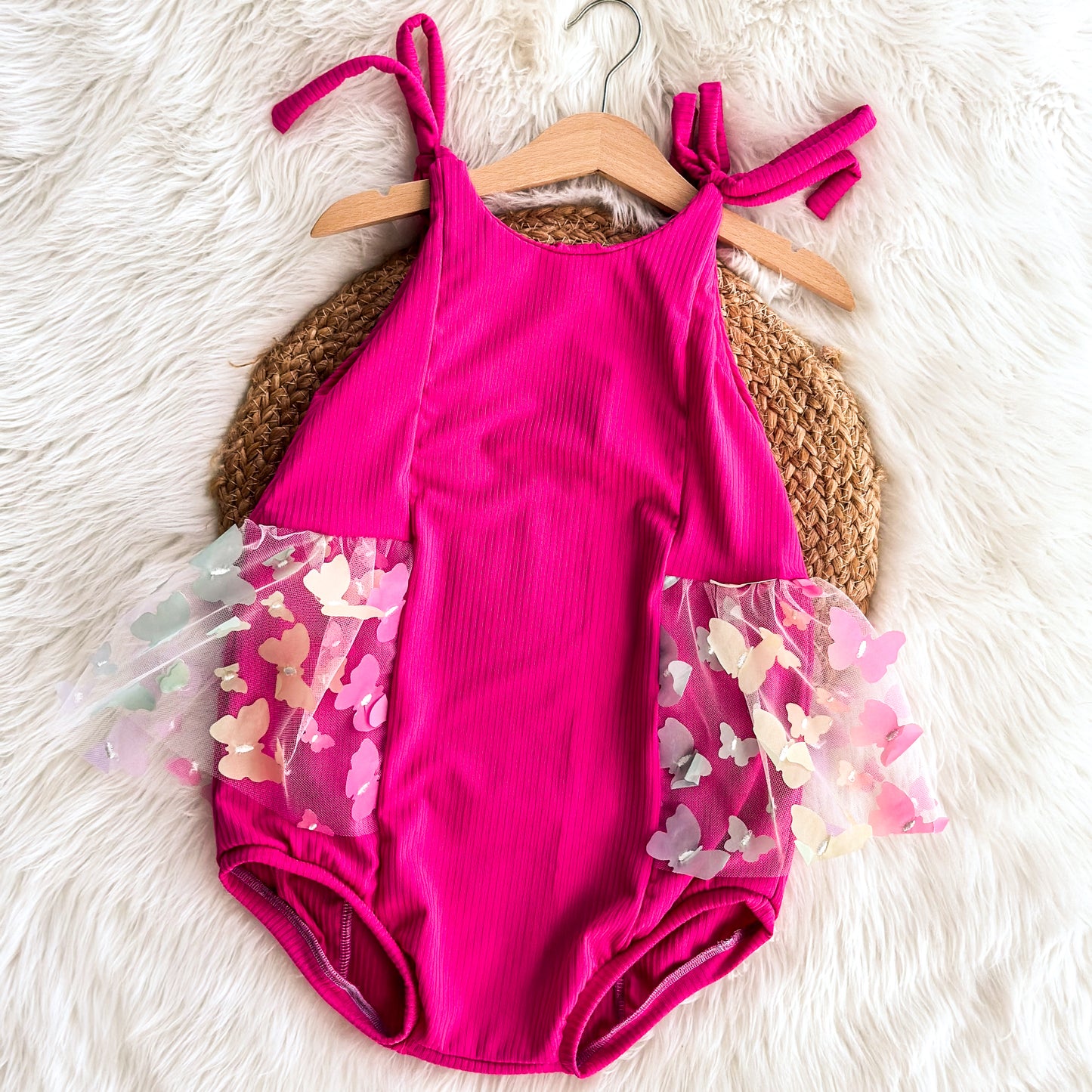 Custom Camellia Bubble Romper