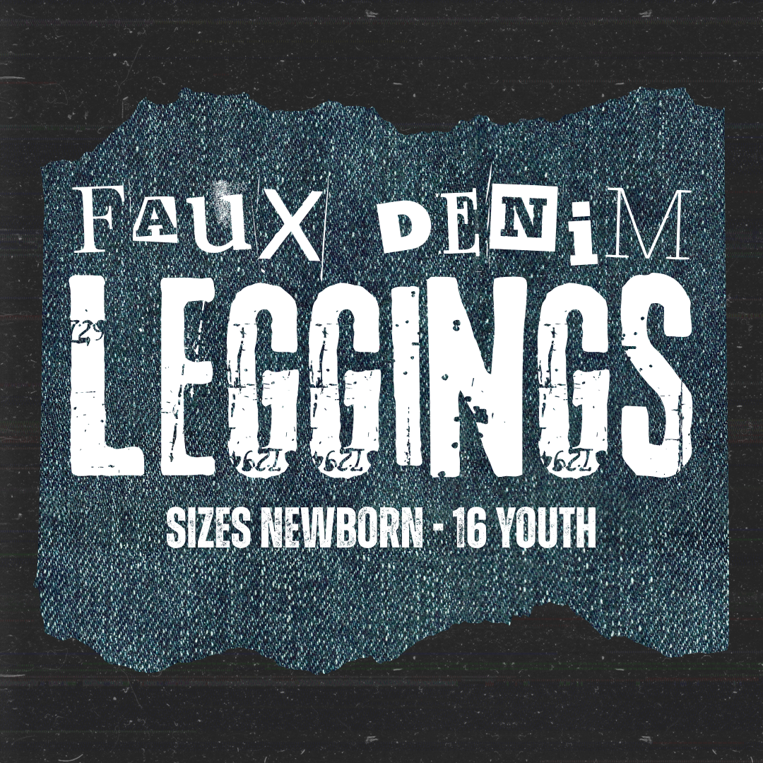Faux Denim Leggings