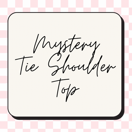 Mystery Tie Shoulder Top