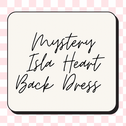 Mystery Isla Heart Back Dress