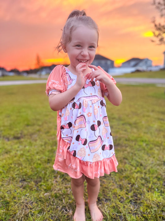 Custom Petal Flounce Dress