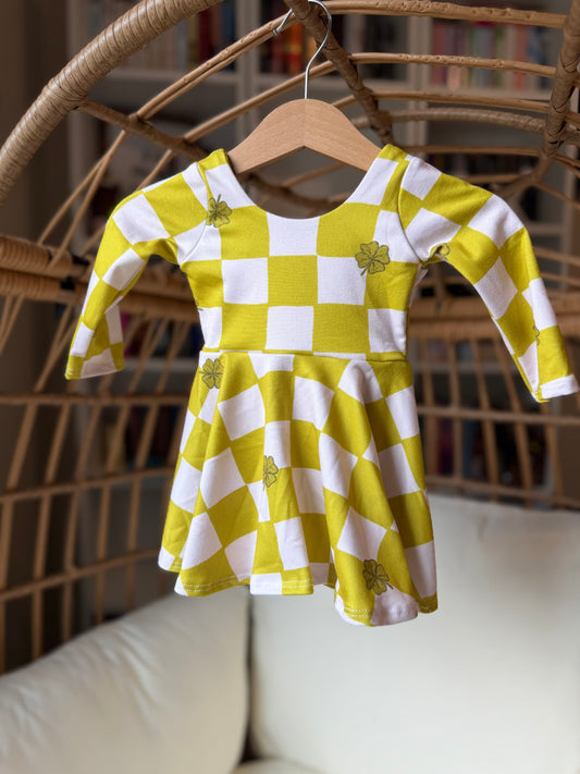 3/6 Month - Brielle Skirted Leo (No Snaps)