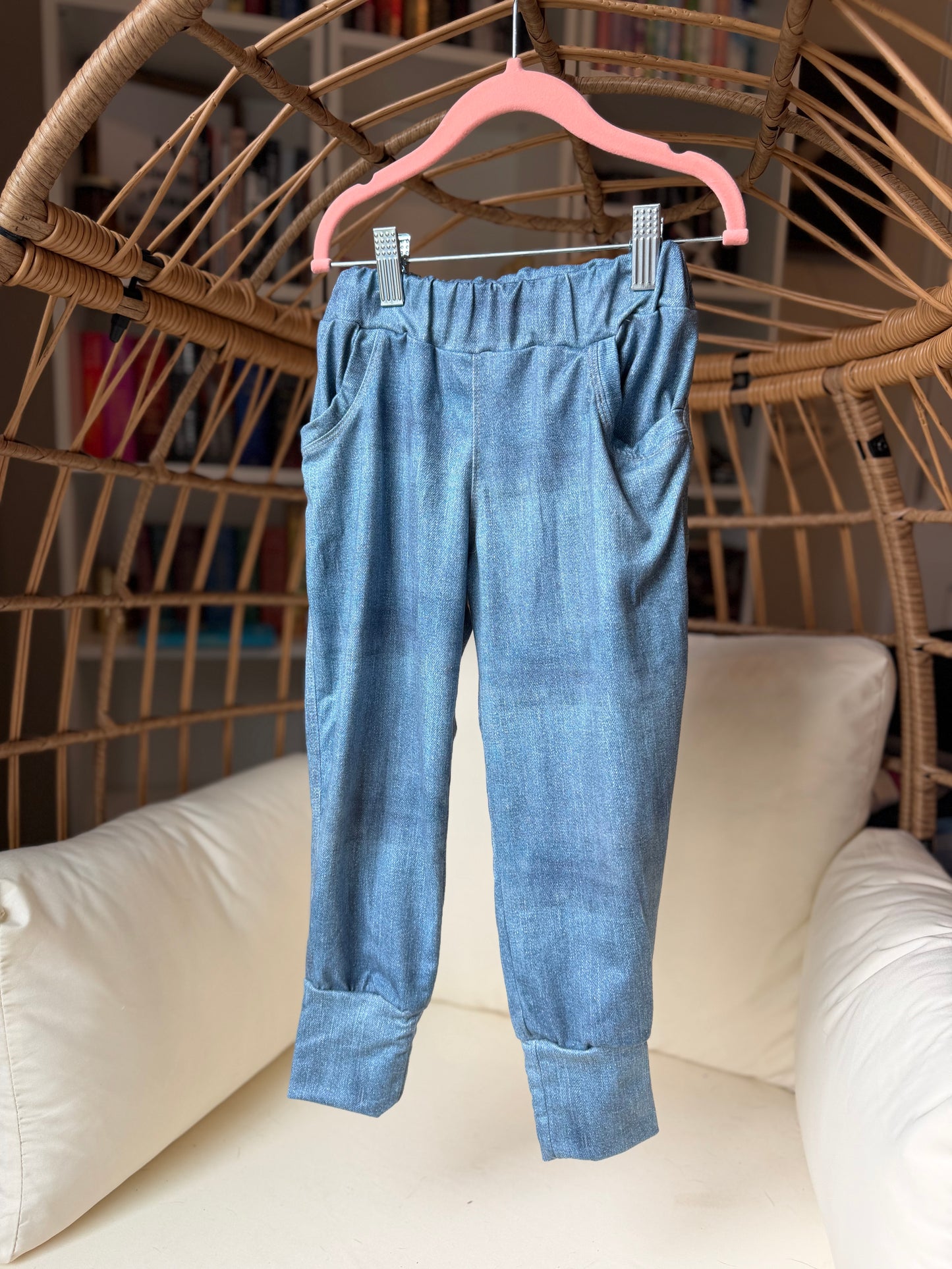5T - Faux Denim Joggers