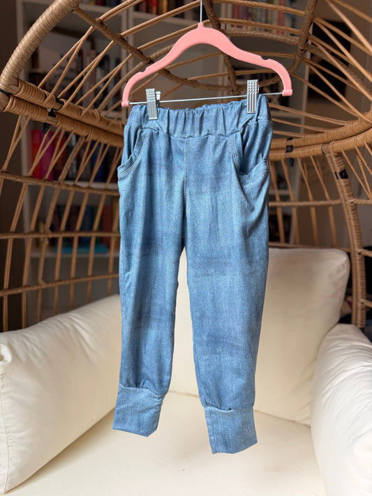 5T - Faux Denim Joggers
