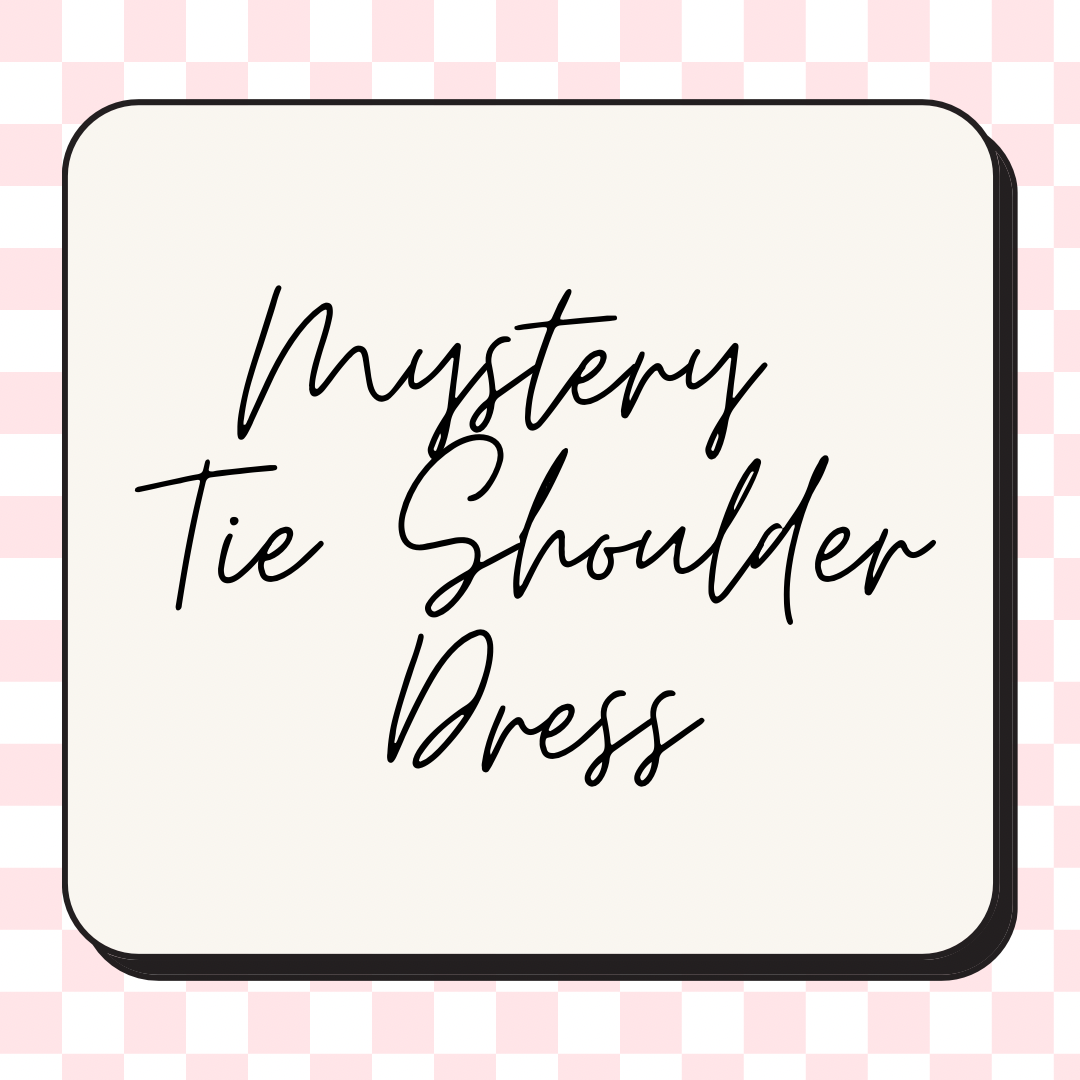 Mystery Tie Shoulder Dress