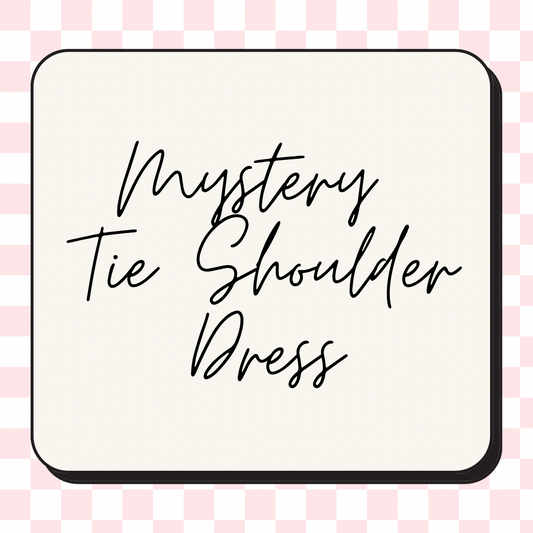 Mystery Tie Shoulder Dress