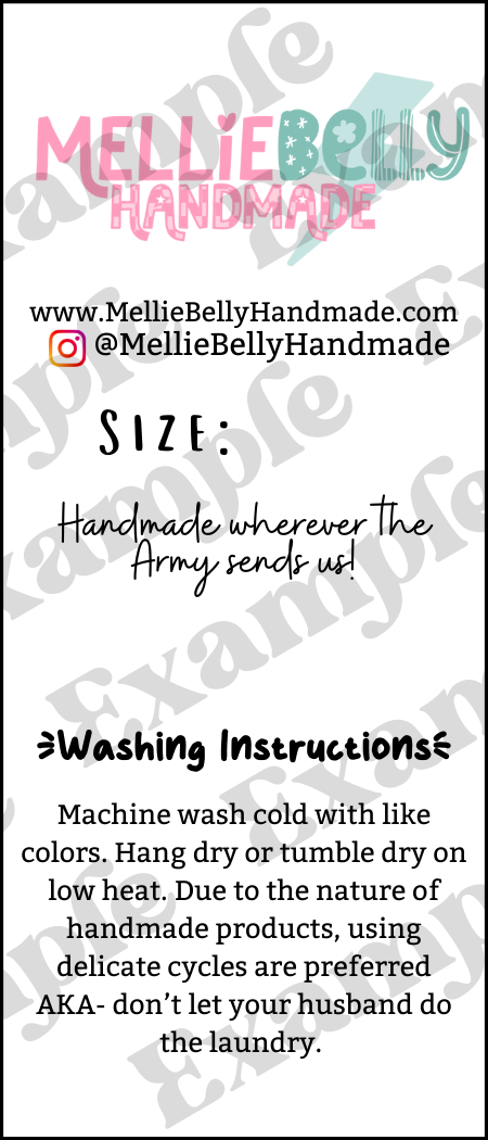 Sew In Tag Yard File