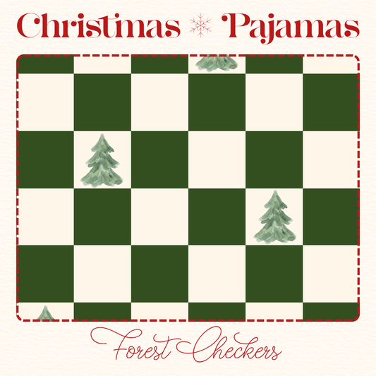 Forest Checkers (Choose Style & Size in Listing)