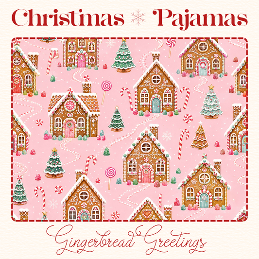 Gingerbread Greetings (Choose Style & Size in Listing)