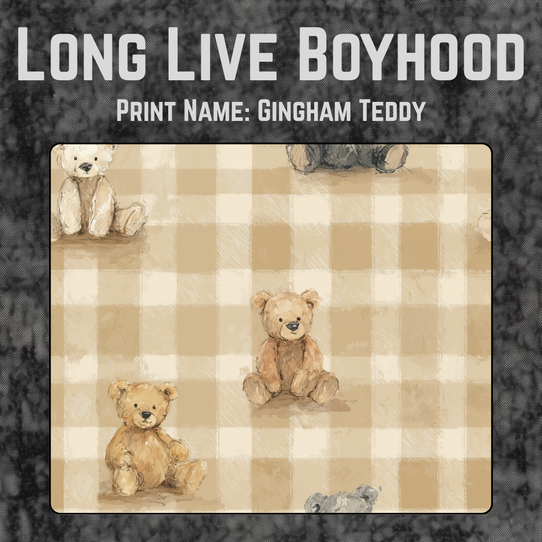Gingham Teddy (Choose Style & Size)