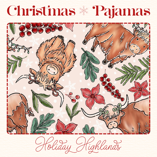 Holiday Highland (Choose Style & Size in Listing)