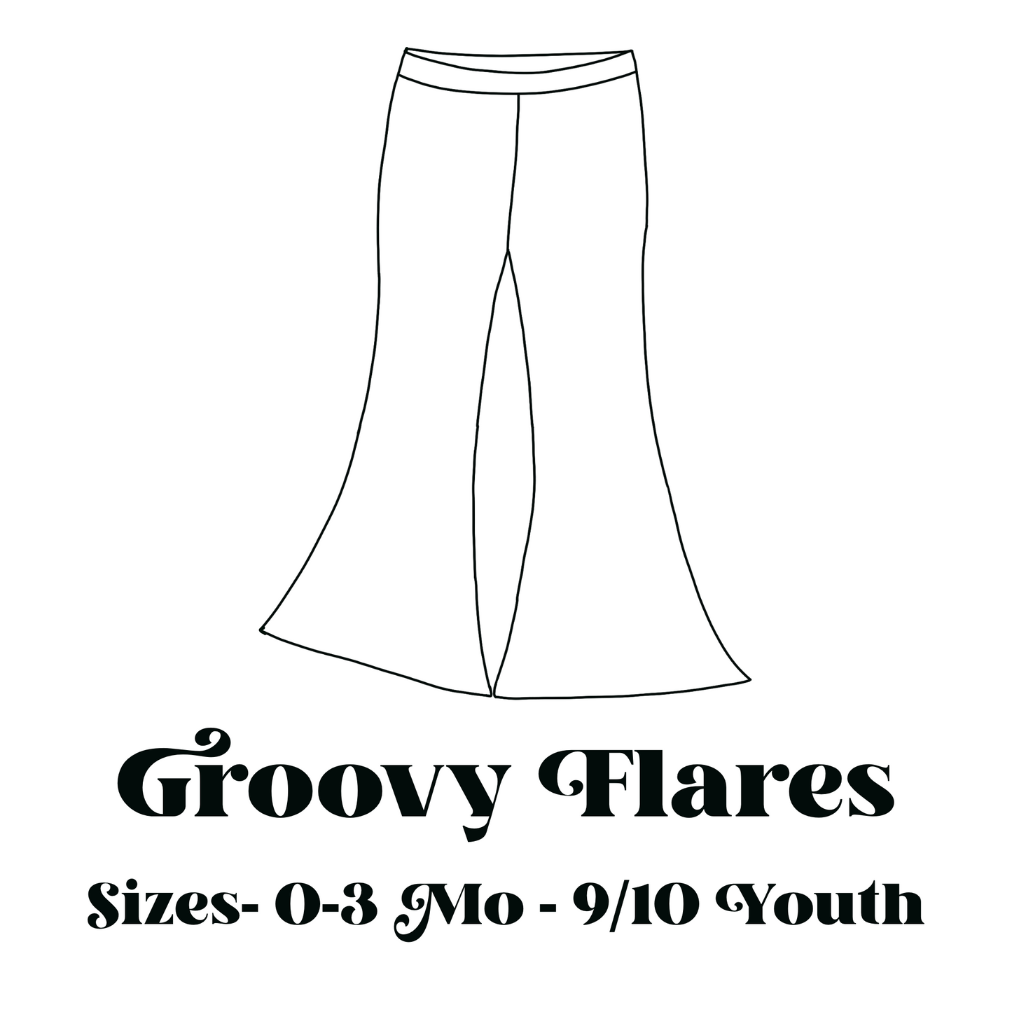 Solid Flare Pants (Choose Color & Size)