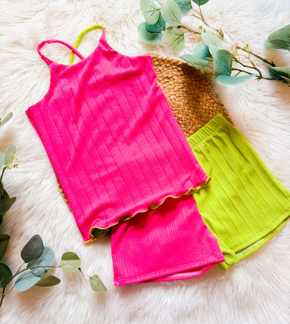 Reversible Cross Back Tank Top