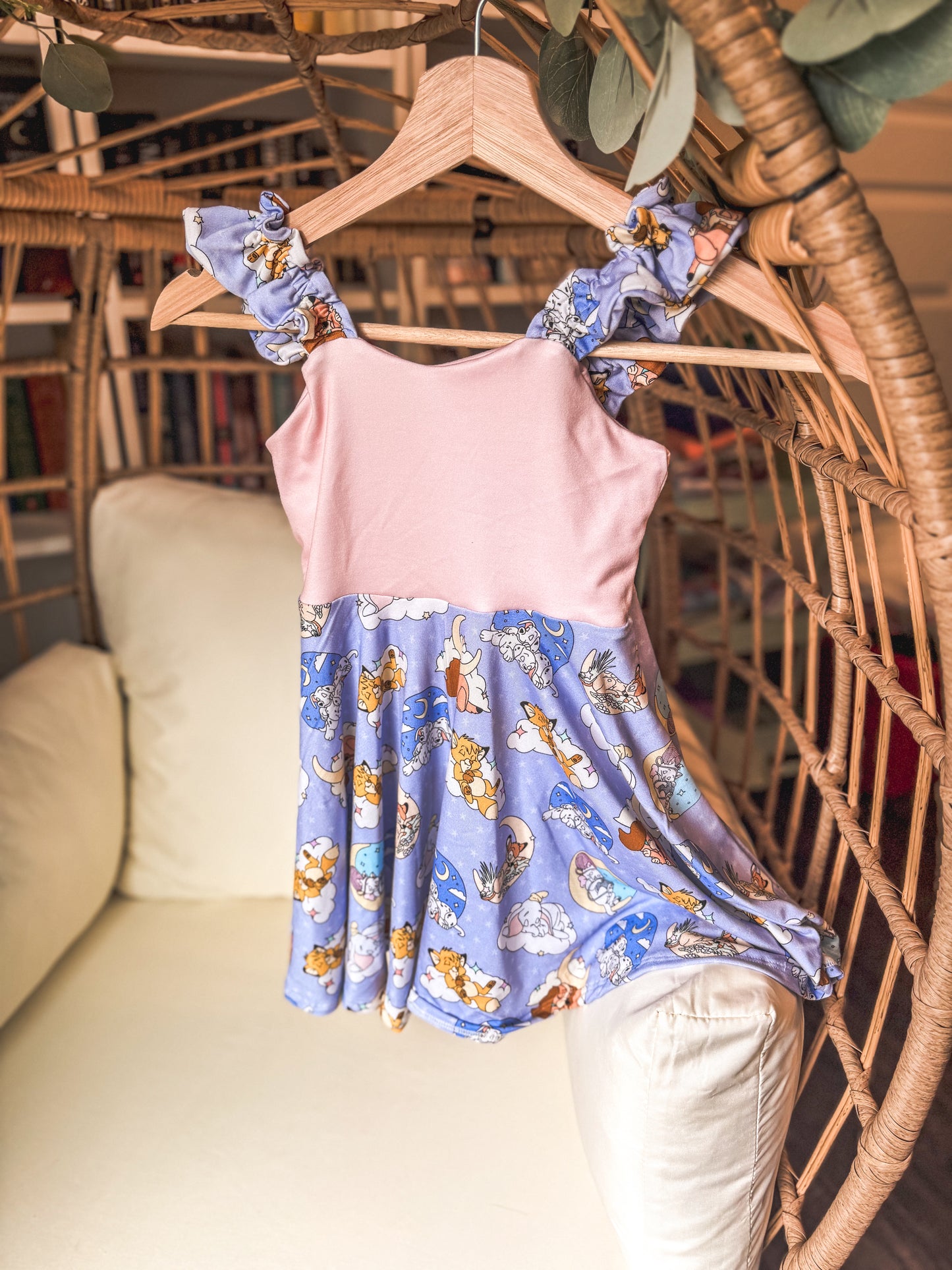 Hibiscus Flutter Dress