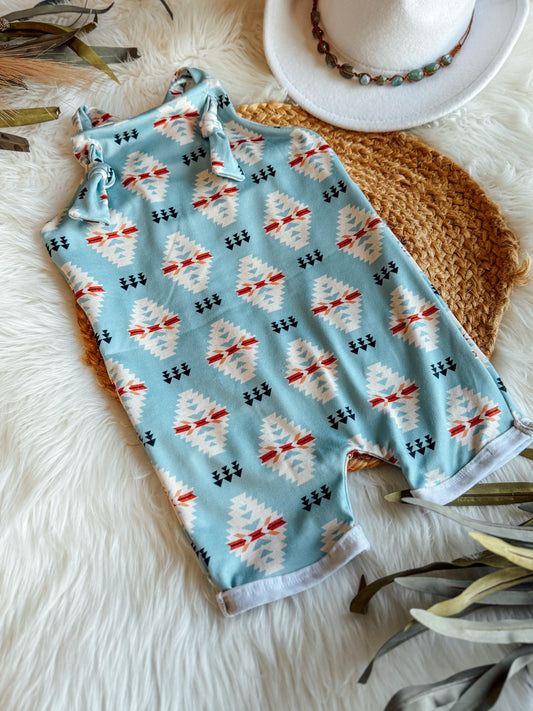Custom Knotted Shorts Overalls