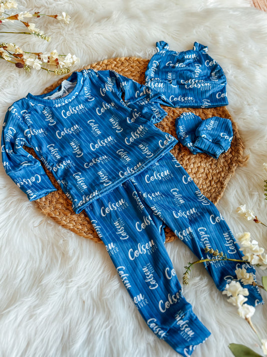 Custom Newborn PJ Set