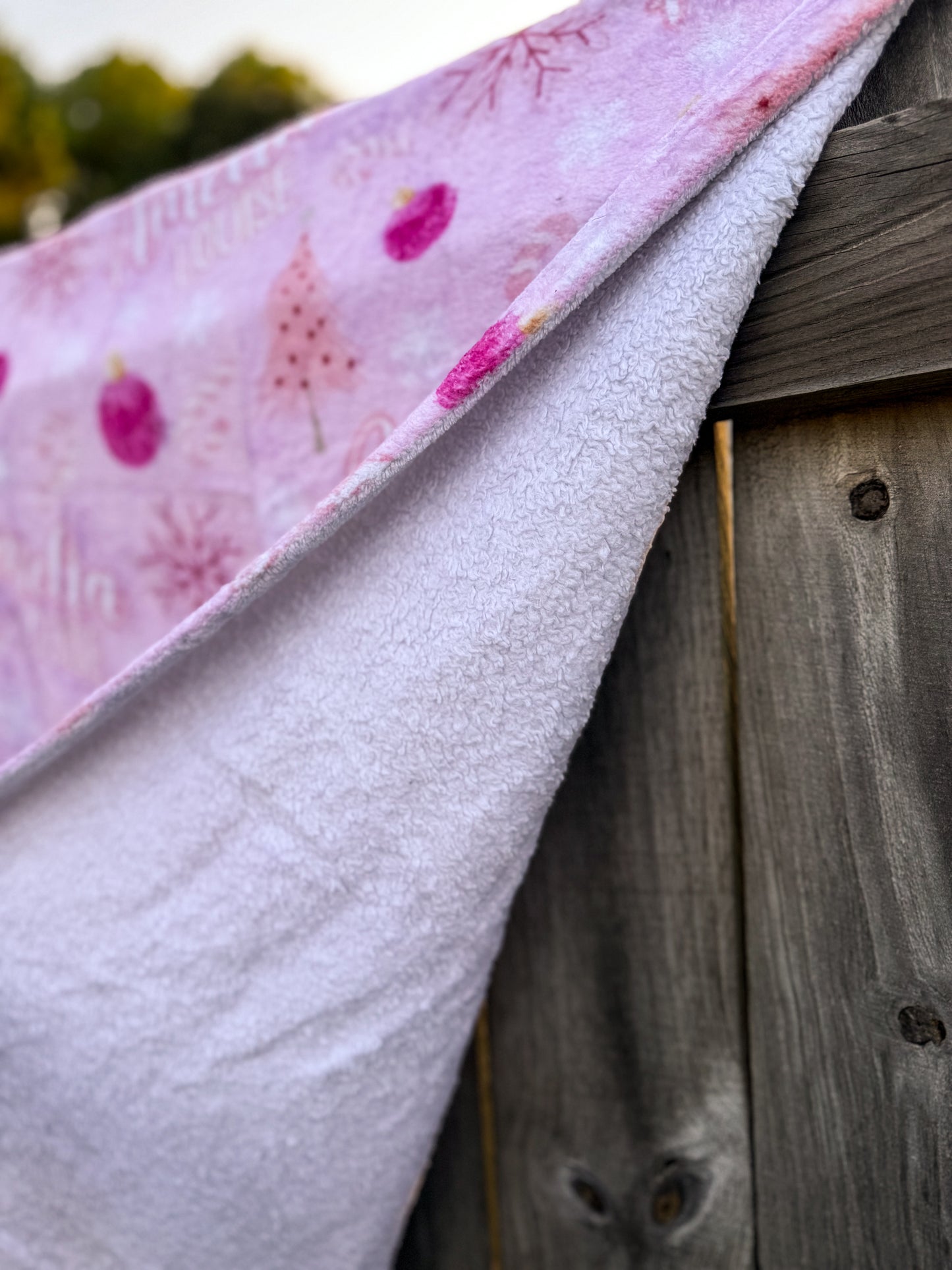Custom Minky Blanket