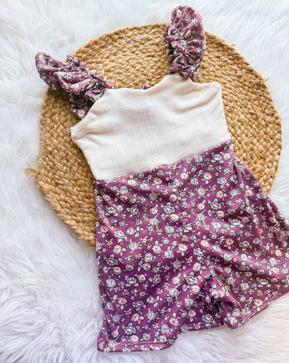 Custom Hibiscus Romper