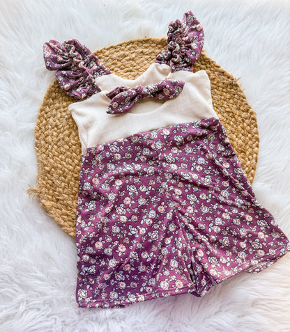 Custom Hibiscus Romper