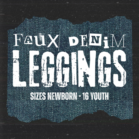 Faux Denim Leggings