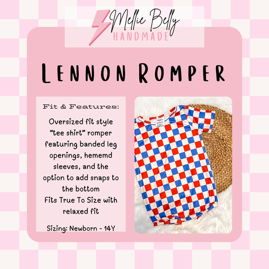 Custom Lennon Romper