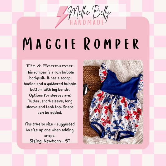 Custom Maggie Romper