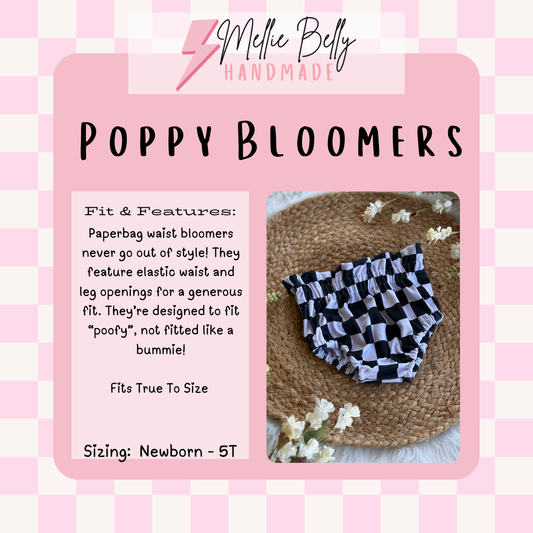 Custom Poppy Bloomers