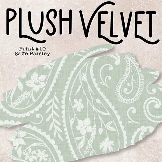 Sage Paisley (Choose Style & Size)