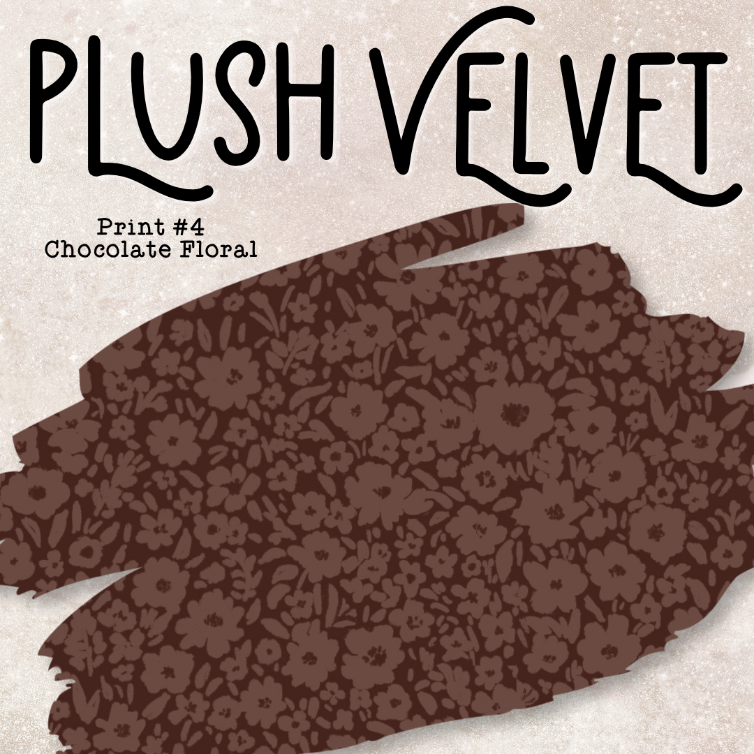 Chocolate Floral (Choose Style & Size)