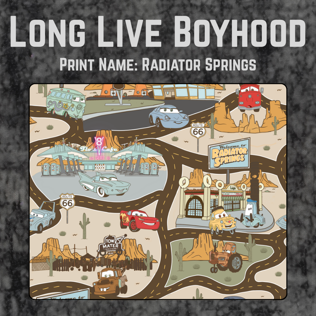Radiator Springs (Choose Style & Size)