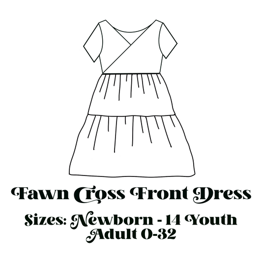 Solid Mama Fawn Dress (Choose Color & Size)